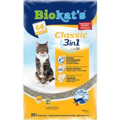De Biokat's Classic 3-in-1 kattenbakvulling