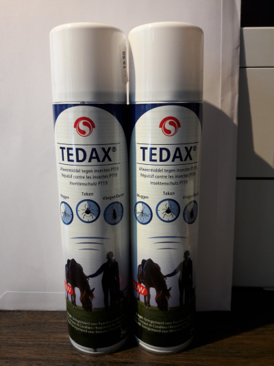 Tedax vliegen en dazenspray voor paarden en honden